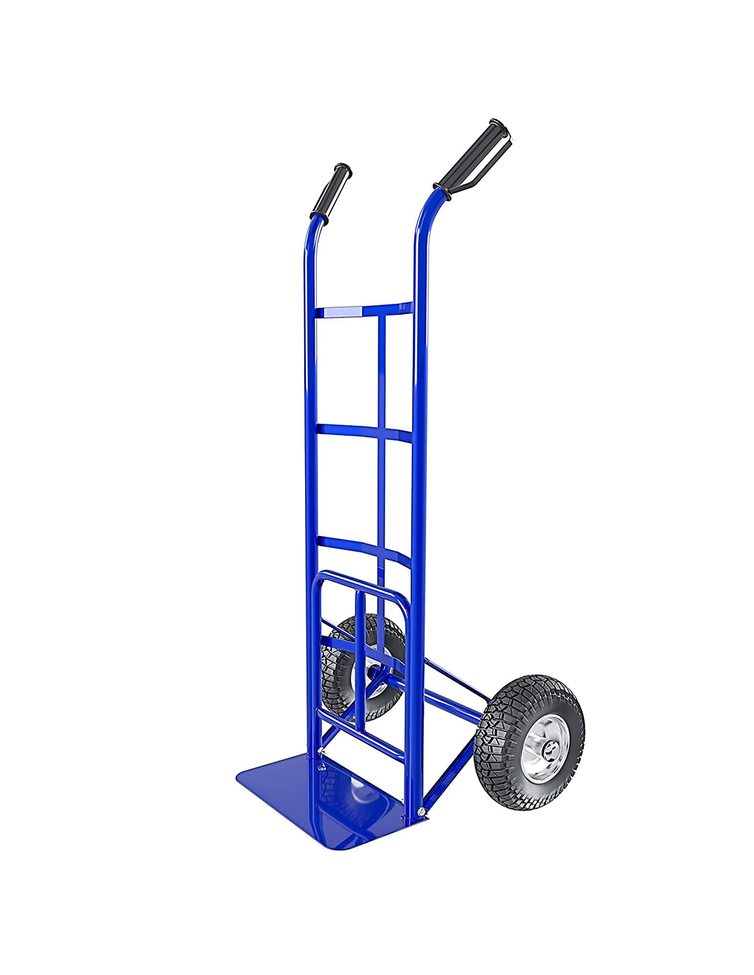 CARRELLO CON RIBALTA PORTAPACCHI, PORTATUTTO IN ACCIAIO VERNICIATO BLU (LA  FOTO è INDICATIVA DA CATALOGO) CON PORTATA MASSIMA DI 200 KG - E.D. Shop