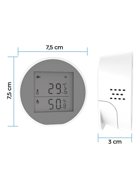 Termostato Digitale Controllo Temperatura e Umidità Wi-Fi 2.4