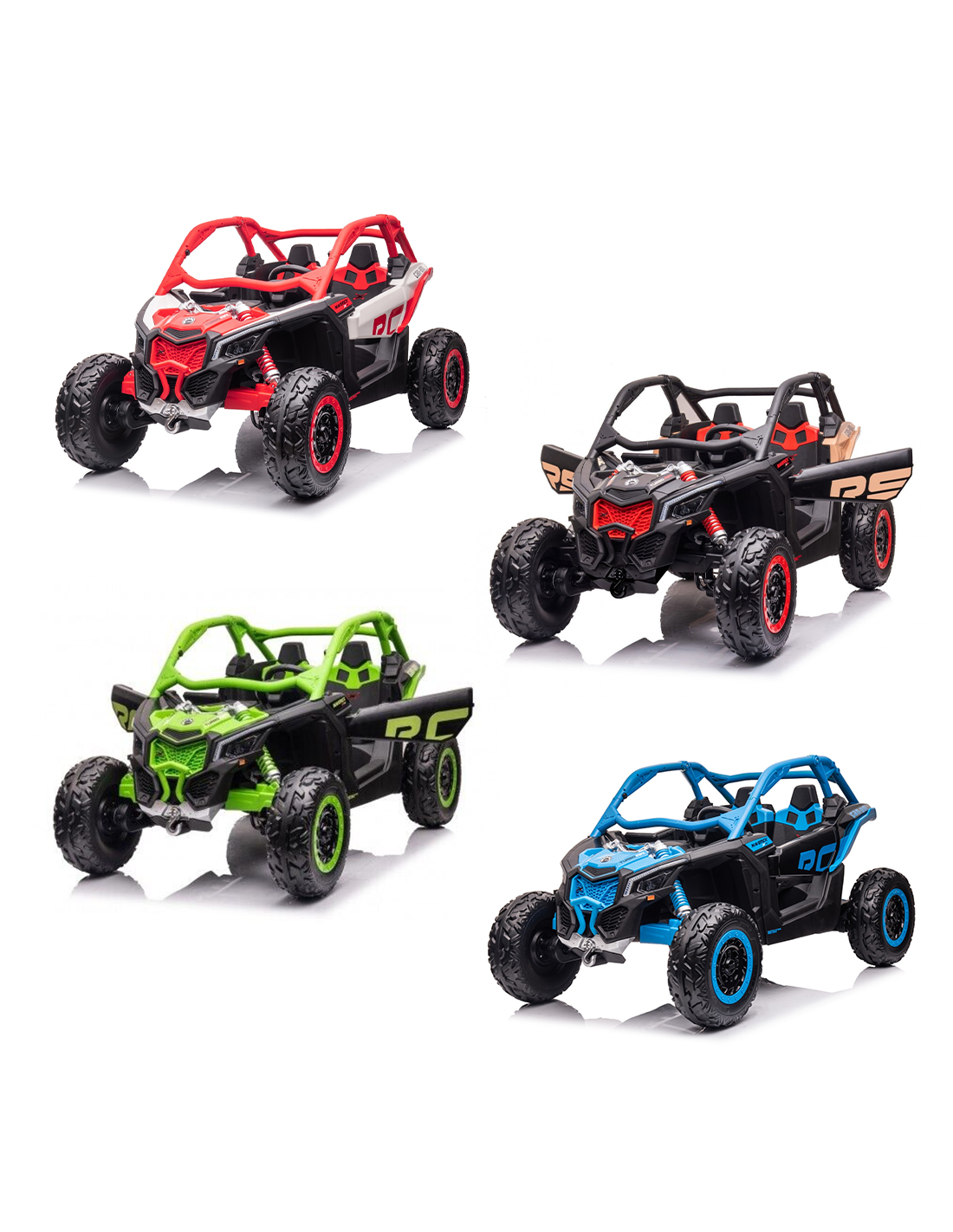 CAN AM Quad Elettrico per Bambini a Batteria 12 V Telecomando 2 Posti