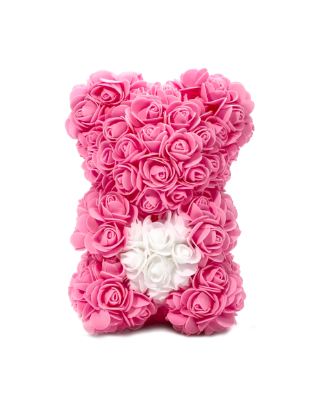 Orsetti di rose 25 cm - Rose Bear viola