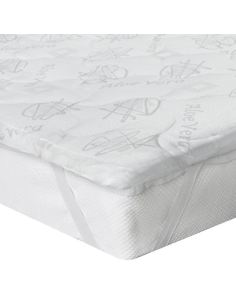 Topper Coprimaterasso Matrimoniale 7cm 160x190cm in Memory Foam con Elastici