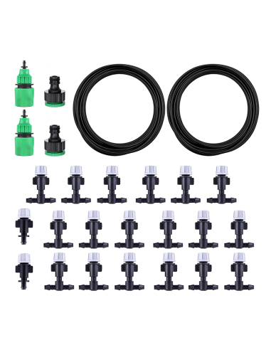 Image of 2pz Kit Sistema di Irrigazione Automatica Nebulizzatore per Esterno Cavo 10mt052