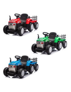 Trattore Elettrico per Bambini Lamas LT984 con Rimorchio...