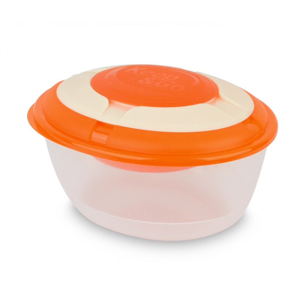 Image of Contenitore porta pranzo KEEP & GO 355305 con gel refrigerante caldo-frossodo Arancione052