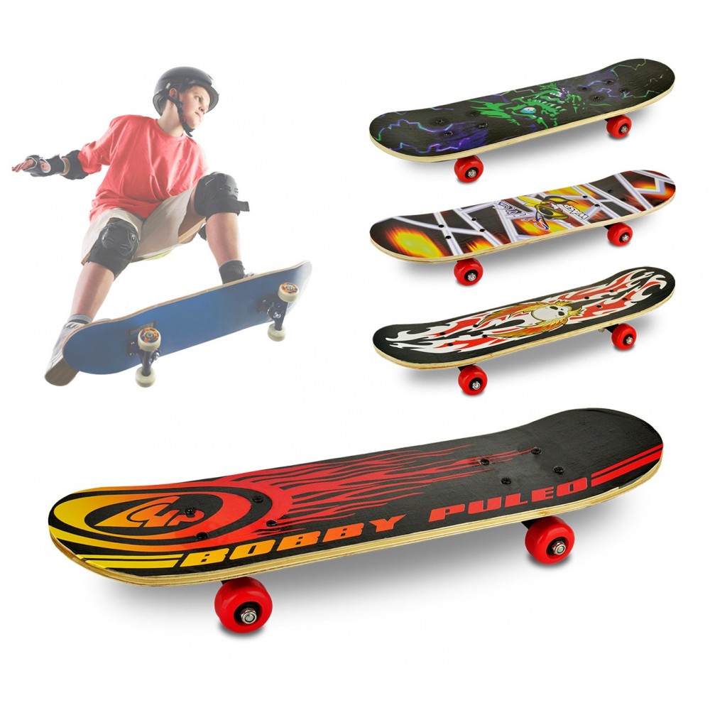 skateboard per bambini piccoli con manico