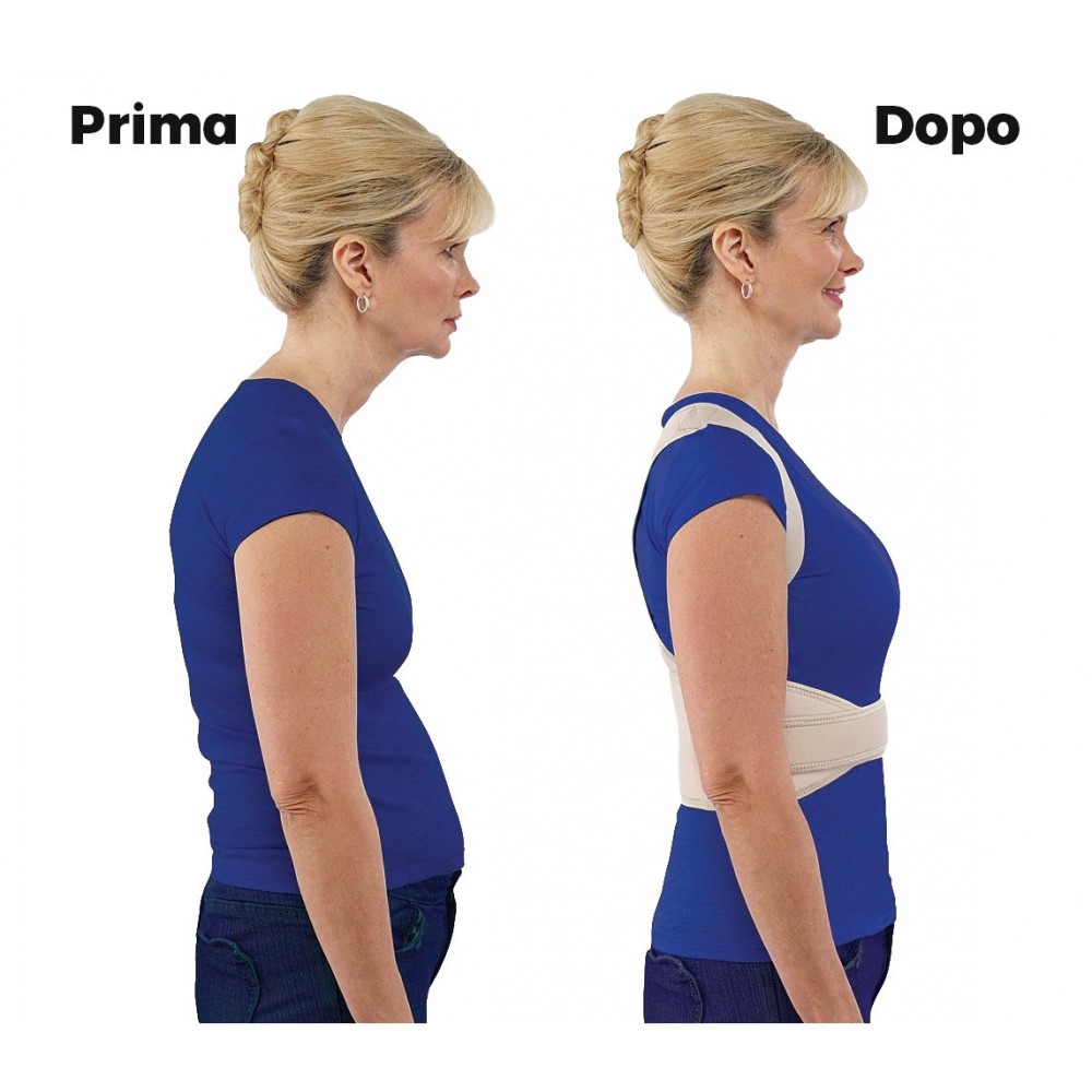 70098 Supporto fascia posturale BEST POSTURE schiena e spalle unisex
