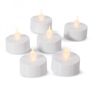 Set 10 Candele 1 Led Effetto Fiamma con Luce Calda a...