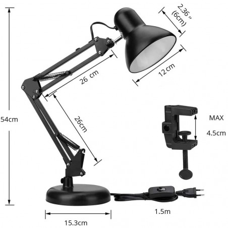 LAMPADA DA SCRIVANIA IN OTTONE INVECCHIATO BRACCIO FLESSIBILE MADE IN ITALY  DELLA IMAS