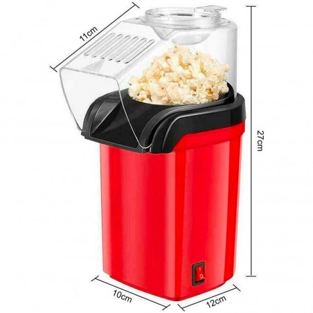 Mini Macchina per Popcorn Elettrica ad Aria 416371 Potenza 1200W con  Misurino