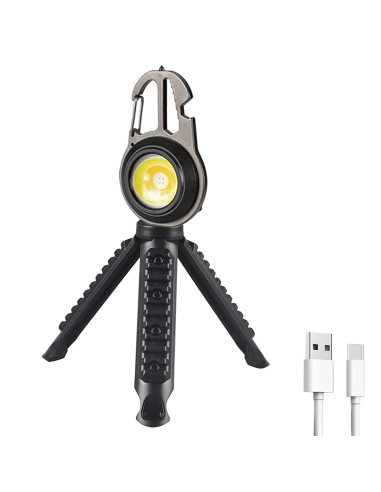 Mini torcia LED ricaricabile via USB